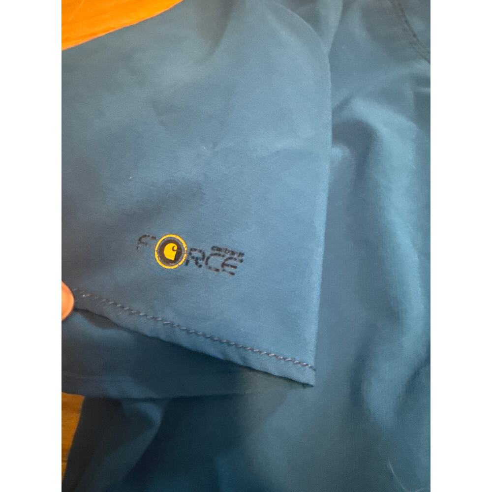 CARHARTT Women’s Scrub Set Sz XS/S Blue Medical Top Pants Nurse Hospital - Picture 3 of 7